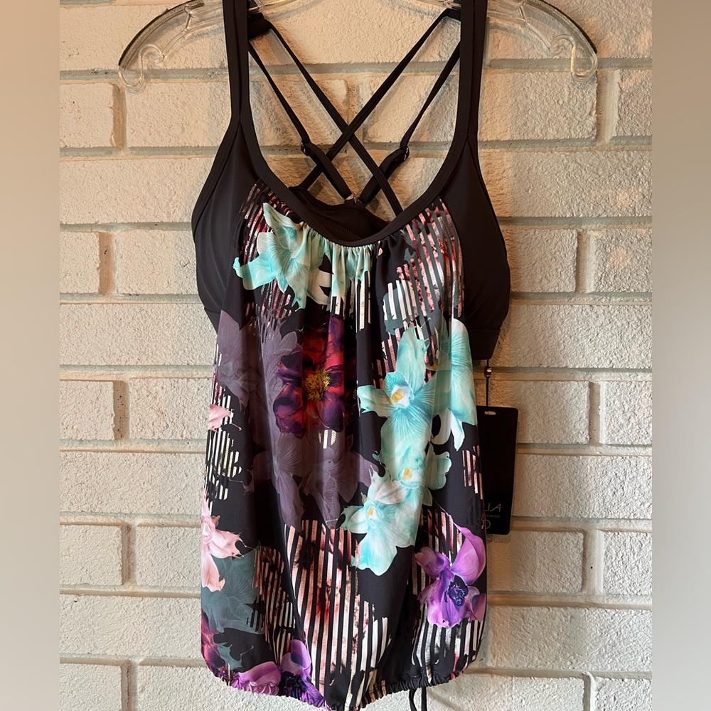 CALIA 2-in-1 Tankini Botanical Garden NWT Women’s XS